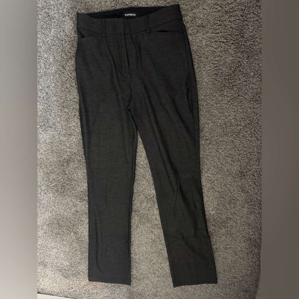 Express Black Columnist Barely Boot Pants